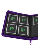 Collector's Series 4 Pocket Zip Binder (Purple) | Palms Off