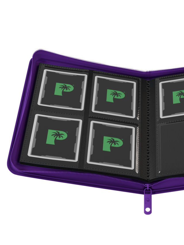 Collector's Series 4 Pocket Zip Binder (Purple) | Palms Off