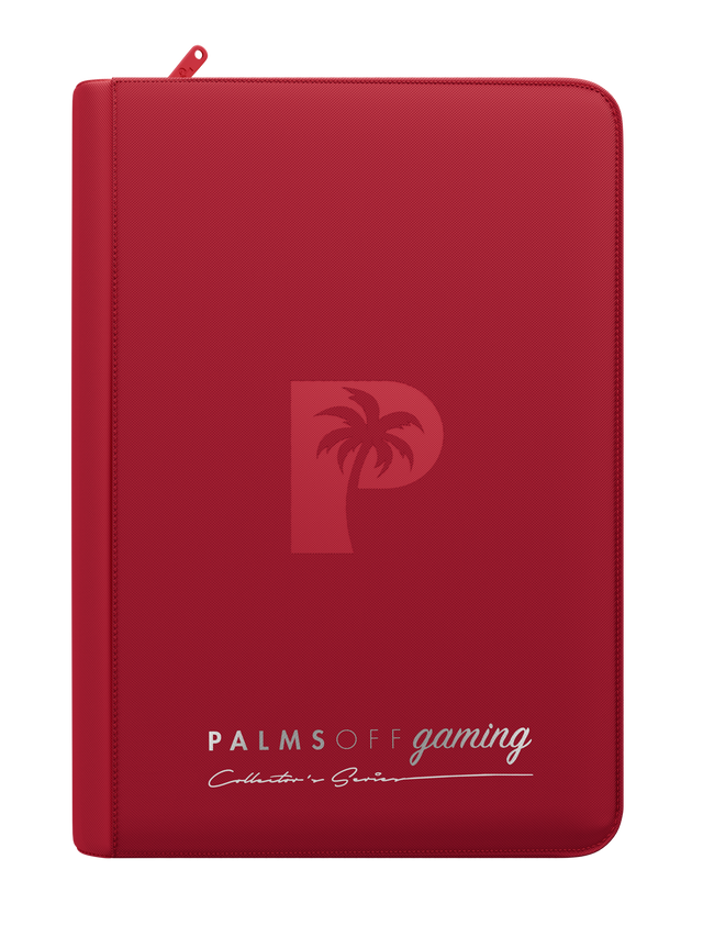 Collector's Series 4 Pocket Zip Binder (Red) | Palms Off