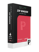 Collector's Series 4 Pocket Zip Binder (Red) | Palms Off
