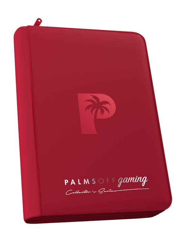 Collector's Series 4 Pocket Zip Binder (Red) | Palms Off