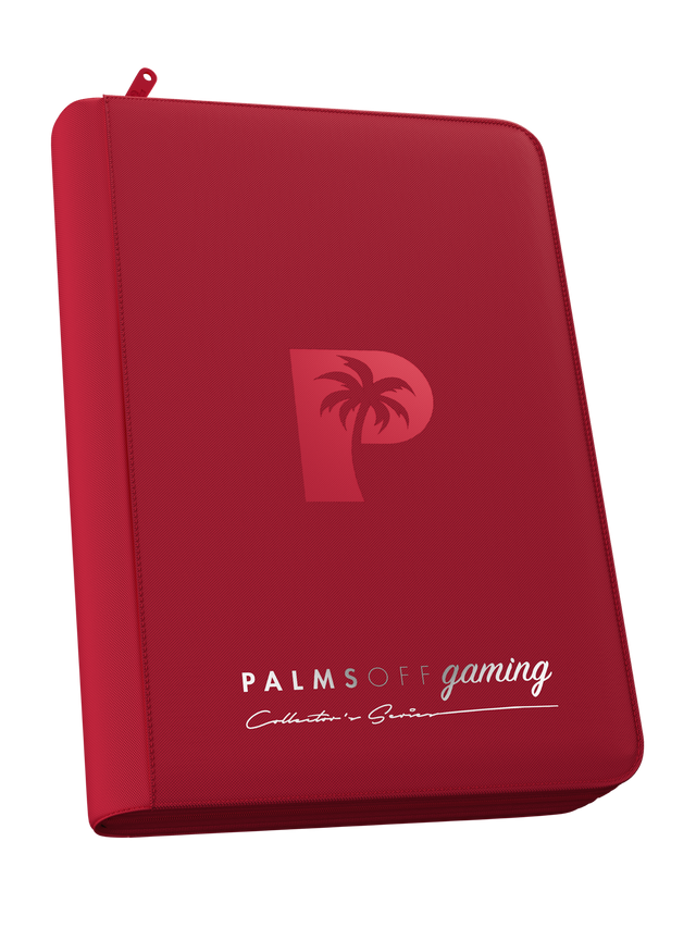 Collector's Series 4 Pocket Zip Binder (Red) | Palms Off