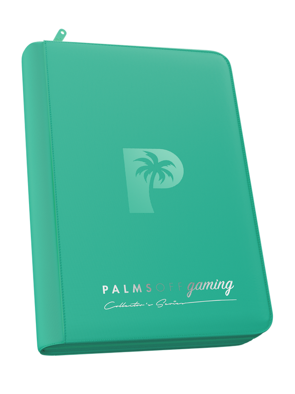 Collector's Series 4 Pocket Zip Binder (Turquoise) | Palms Off