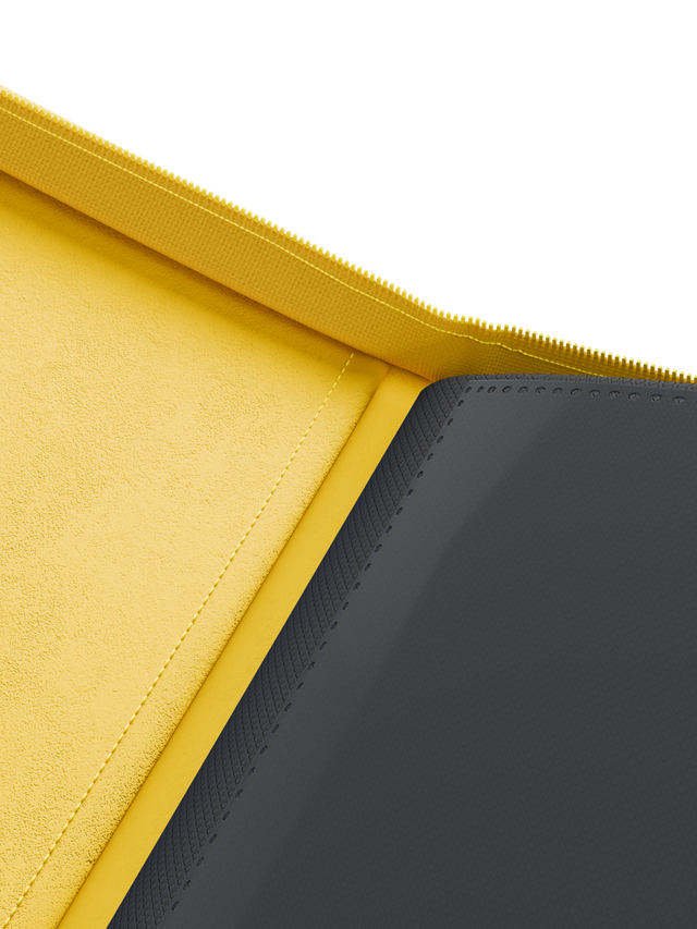 Collector's Series 4 Pocket Zip Binder (Yellow) | Palms Off
