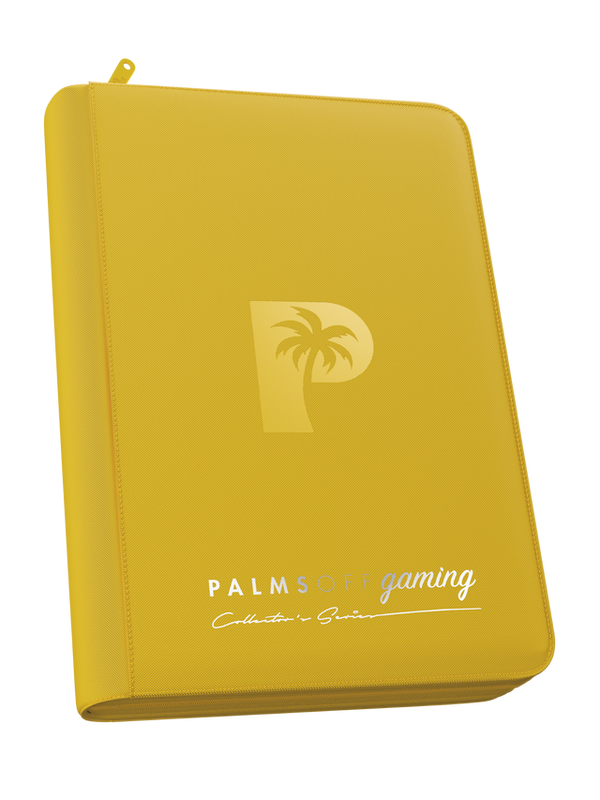 Collector's Series 4 Pocket Zip Binder (Yellow) | Palms Off