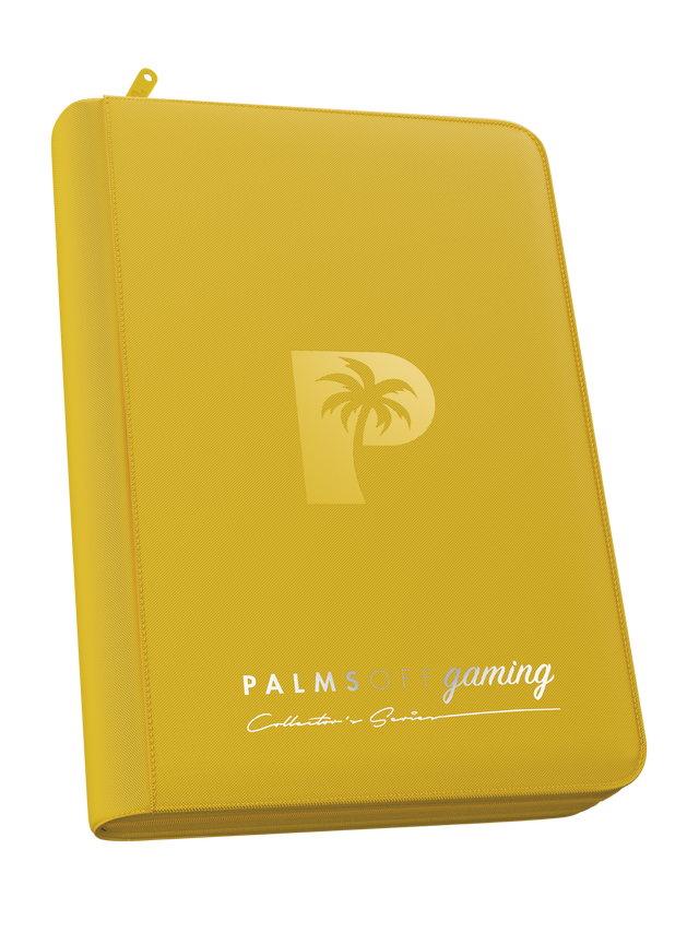 Collector's Series 4 Pocket Zip Binder (Yellow) | Palms Off