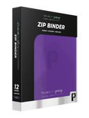 Collector's Series 12 Pocket Zip Binder (Purple) | Palms Off