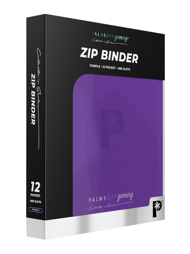 Collector's Series 12 Pocket Zip Binder (Purple) | Palms Off
