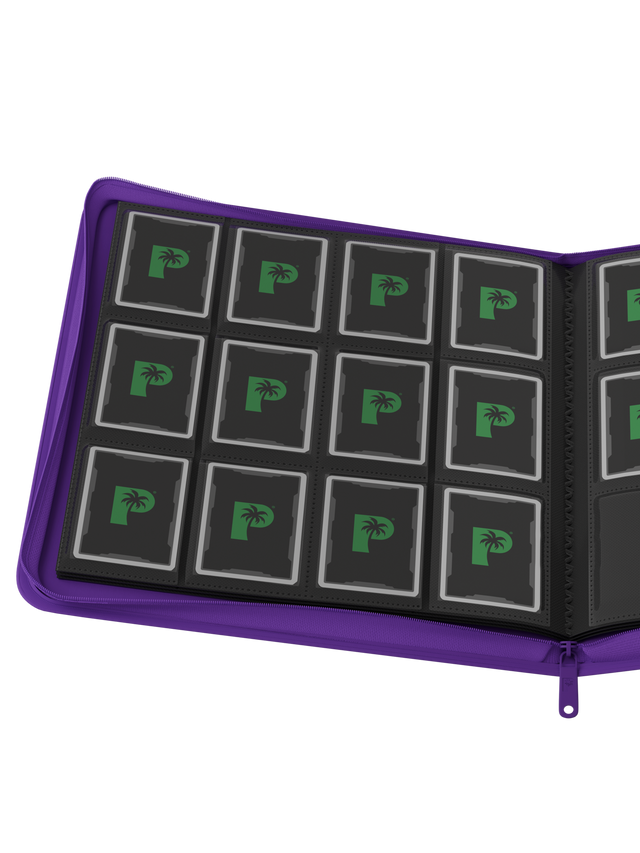 Collector's Series 12 Pocket Zip Binder (Purple) | Palms Off