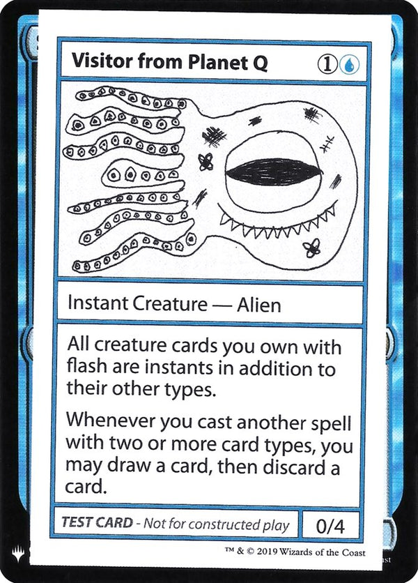 Visitor from Planet Q [Mystery Booster Playtest Cards]