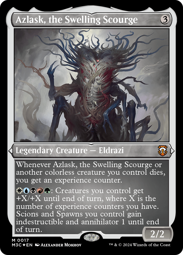 Azlask, the Swelling Scourge (Foil Etched) [Modern Horizons 3 Commander]