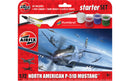 North American P-51D Mustang (1:72) Starter Set
