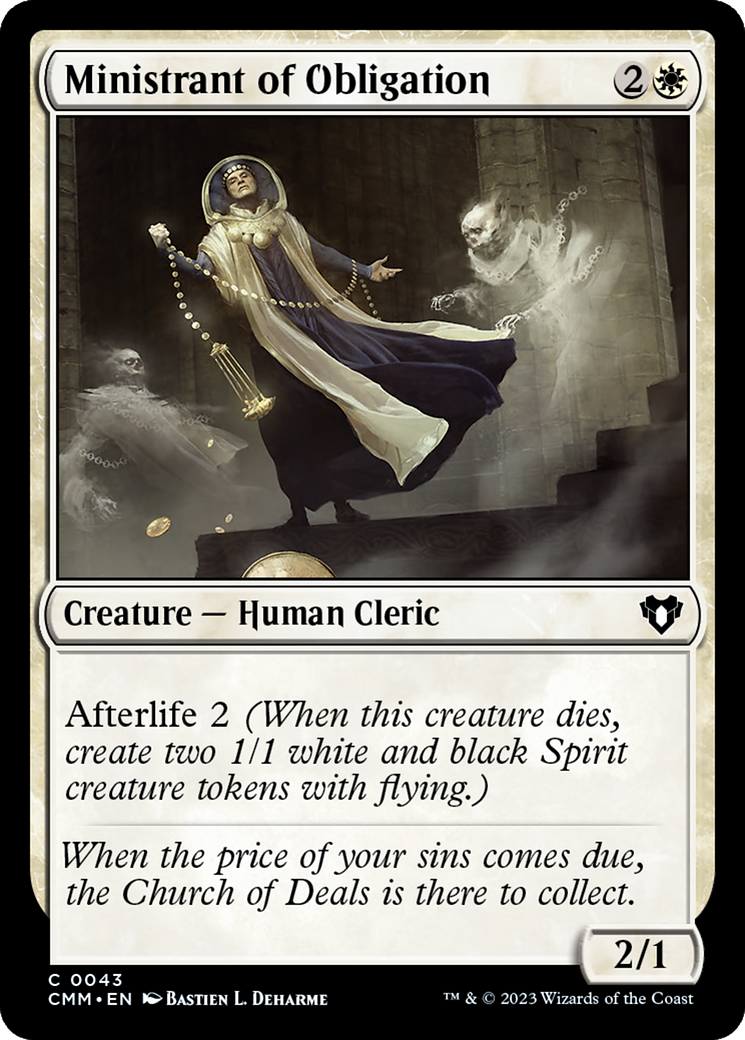 Ministrant of Obligation [Commander Masters]