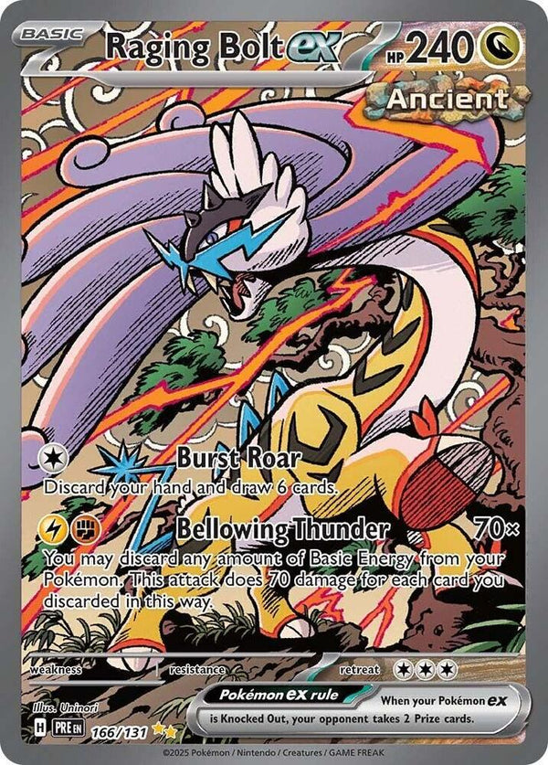 Raging Bolt ex (166/131) [Scarlet & Violet: Prismatic Evolutions]