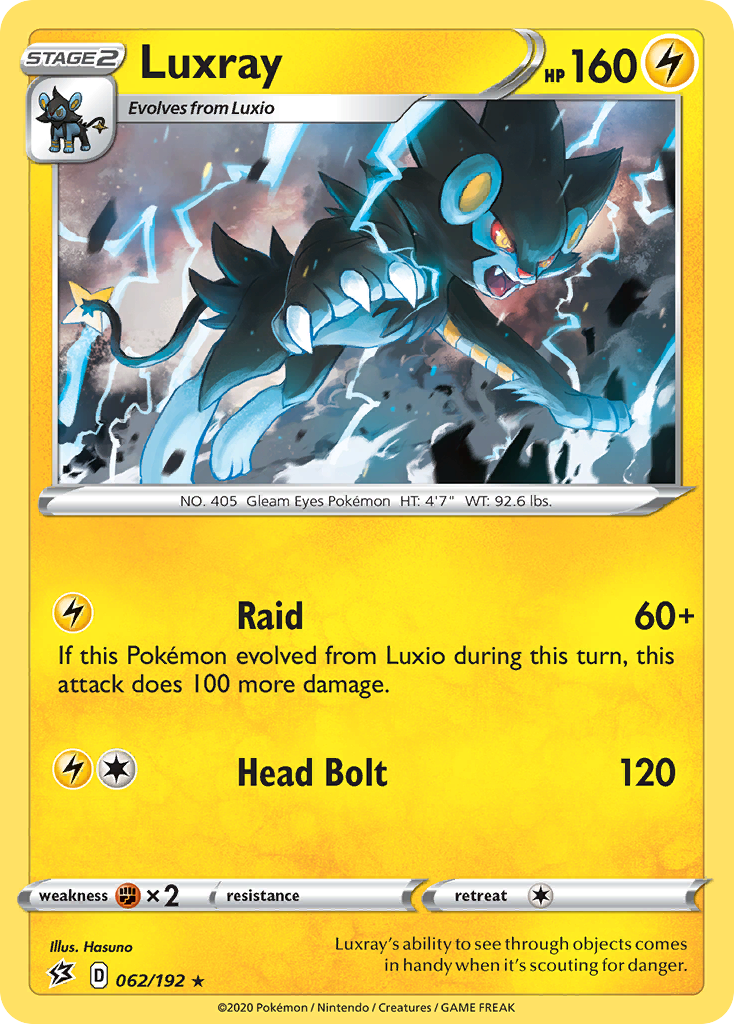 Luxray (062/192) [Sword & Shield: Rebel Clash]