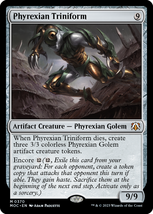 Phyrexian Triniform [March of the Machine Commander]