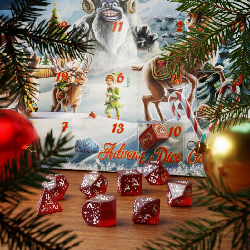 Q Workshop Advent Dice Calendar