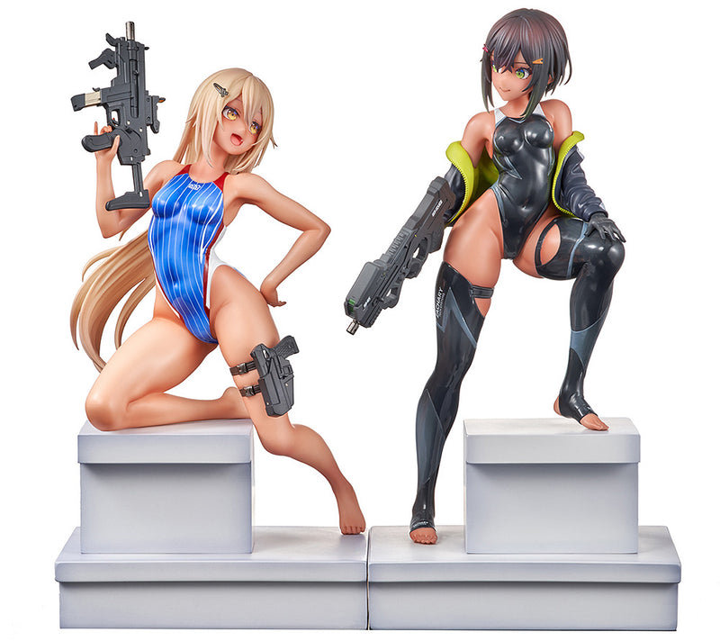 ARMS NOTE Swim Team Bucho-chan and Kohai-chan Set | 1/7 Scale Figure