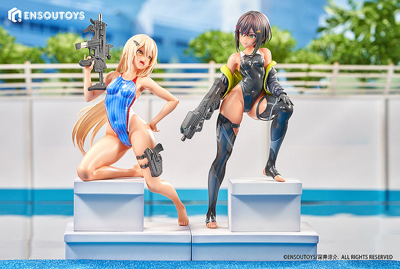 ARMS NOTE Swim Team Bucho-chan and Kohai-chan Set | 1/7 Scale Figure