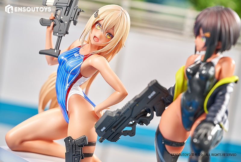 ARMS NOTE Swim Team Bucho-chan and Kohai-chan Set | 1/7 Scale Figure