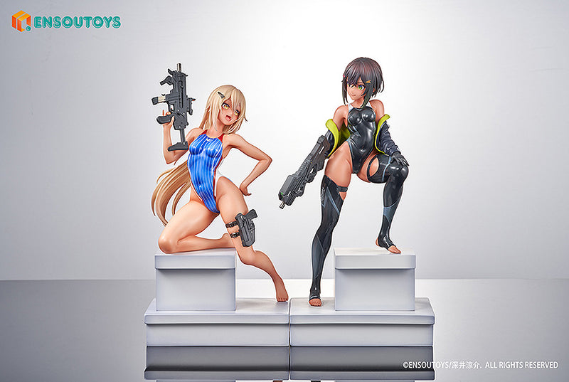 ARMS NOTE Swim Team Bucho-chan and Kohai-chan Set | 1/7 Scale Figure