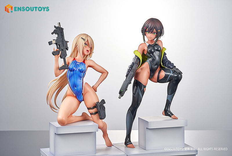 ARMS NOTE Swim Team Bucho-chan and Kohai-chan Set | 1/7 Scale Figure