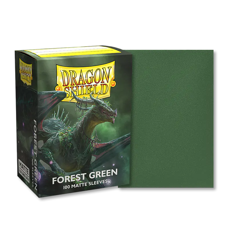 Matte Standard Sleeves (Forest Green) | Dragon Shield