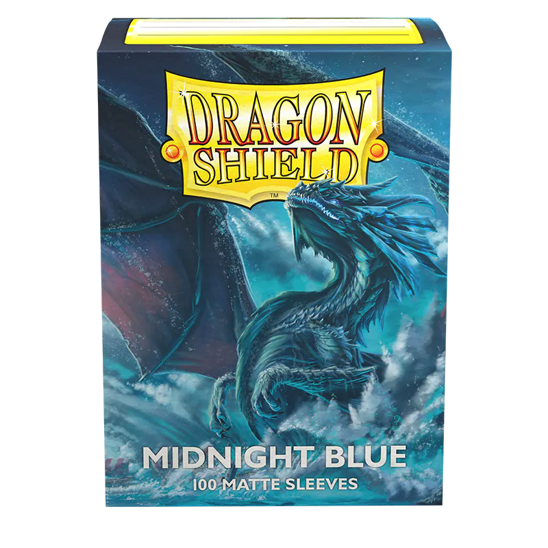 Matte Standard Sleeves (Midnight Blue) | Dragon Shield