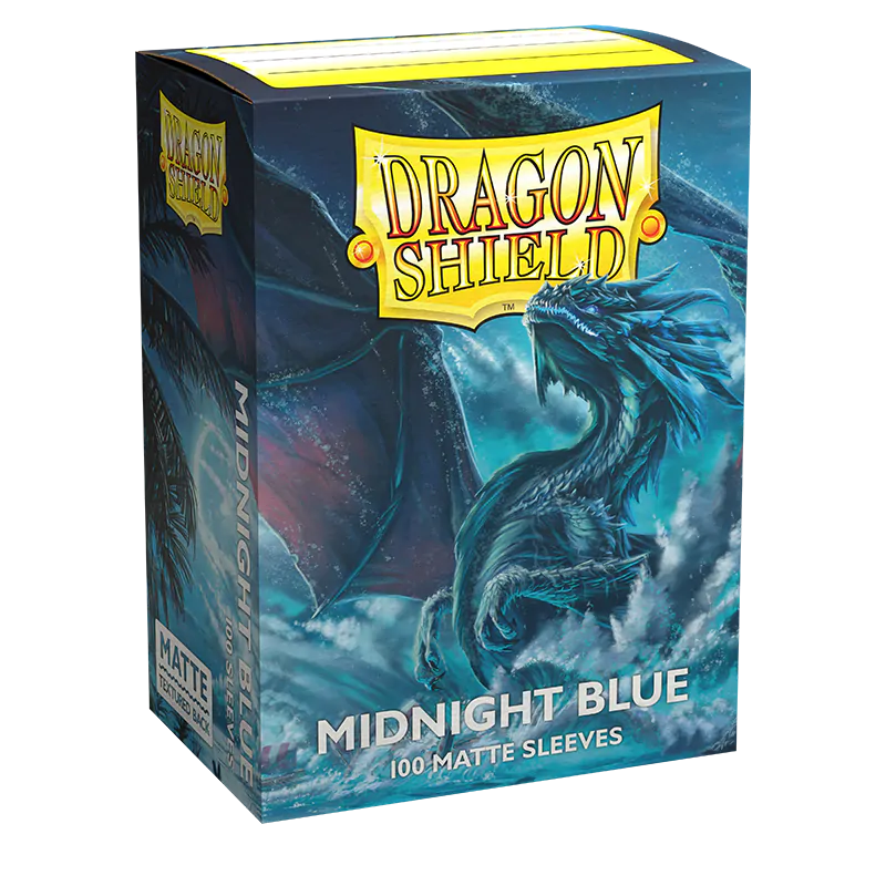 Matte Standard Sleeves (Midnight Blue) | Dragon Shield