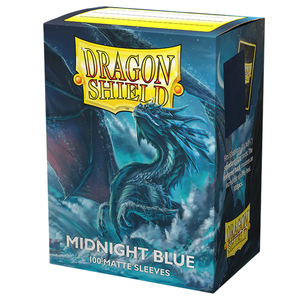 Matte Standard Sleeves (Midnight Blue) | Dragon Shield