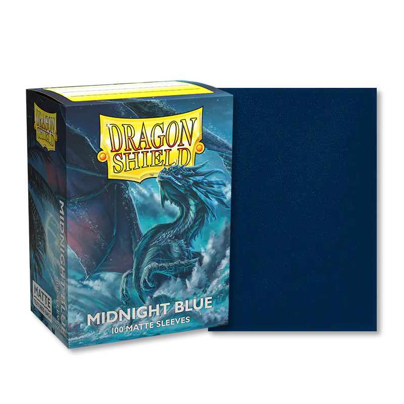 Matte Standard Sleeves (Midnight Blue) | Dragon Shield