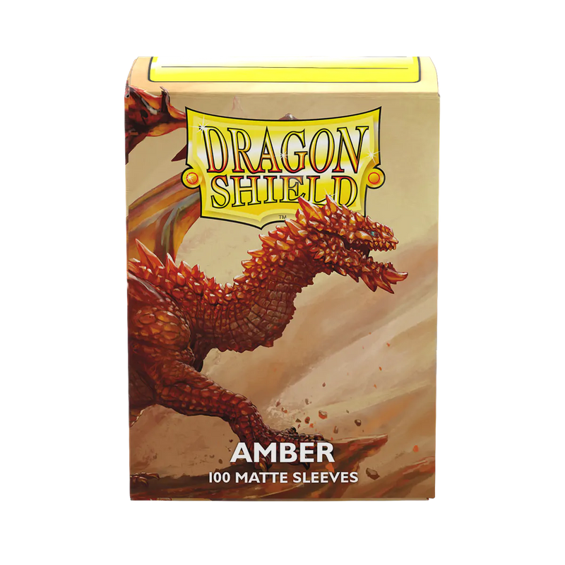 Matte Standard Sleeves (Amber) | Dragon Shield