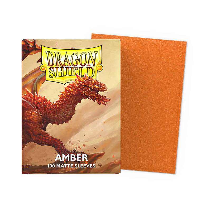 Matte Standard Sleeves (Amber) | Dragon Shield