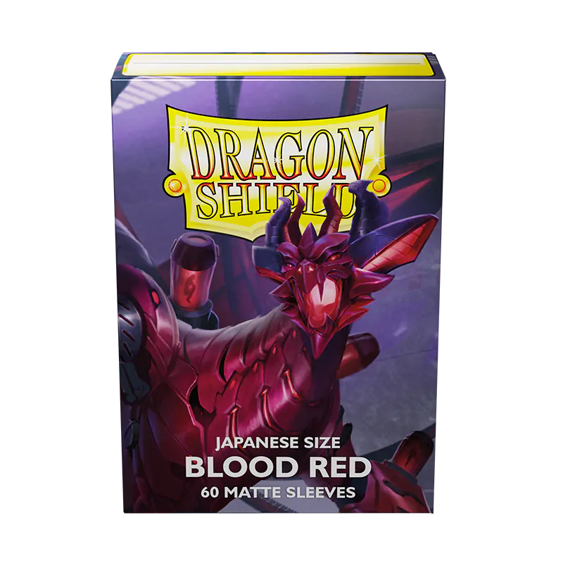 Matte Mini Sleeves (Blood Red) | Dragon Shield