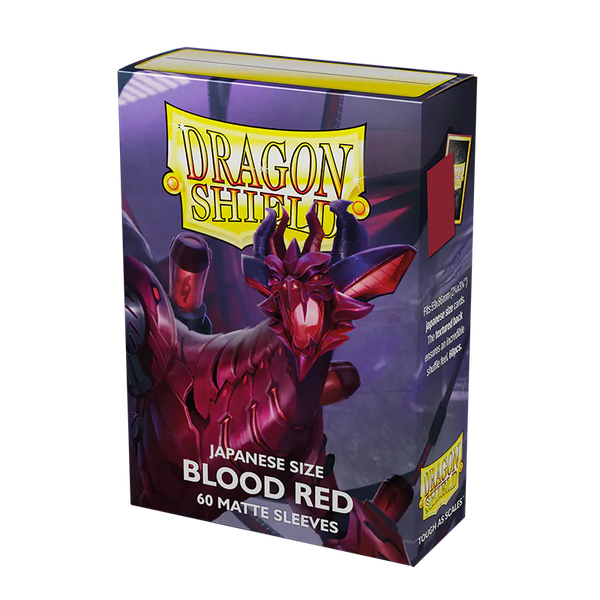 Matte Mini Sleeves (Blood Red) | Dragon Shield