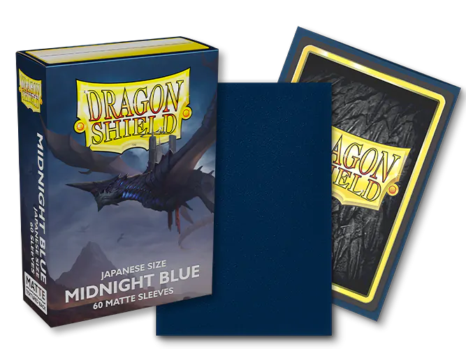 Matte Mini Sleeves (Midnight Blue) | Dragon Shield