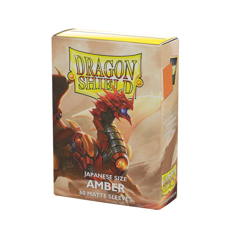 Matte Mini Sleeves (Amber) | Dragon Shield