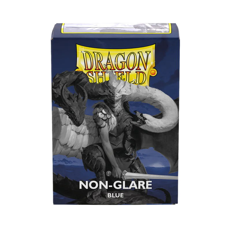 Matte Non-glare Standard Sleeves (Blue) | Dragon Shield