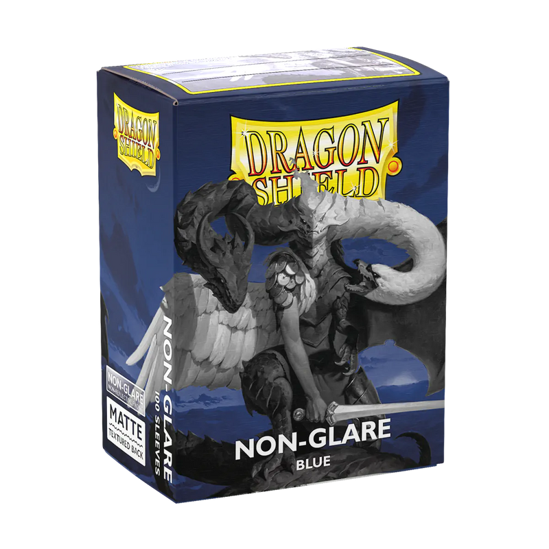 Matte Non-glare Standard Sleeves (Blue) | Dragon Shield