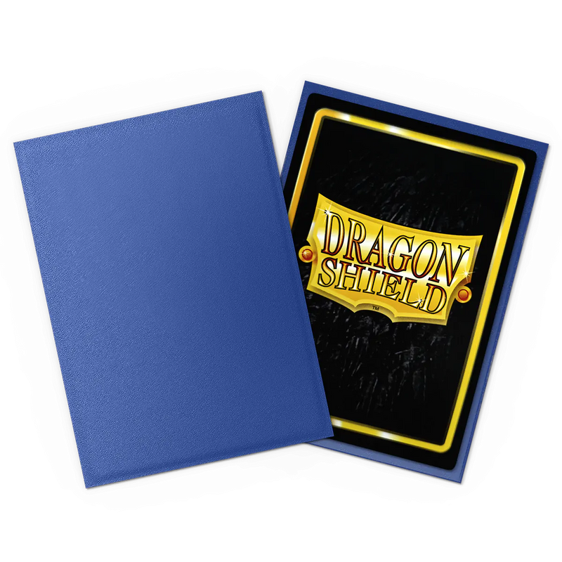 Matte Non-glare Standard Sleeves (Blue) | Dragon Shield