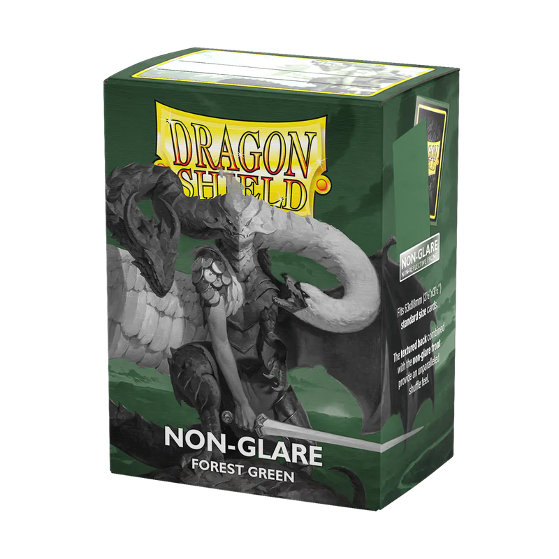 Matte Non-glare Standard Sleeves (Forest Green) | Dragon Shield