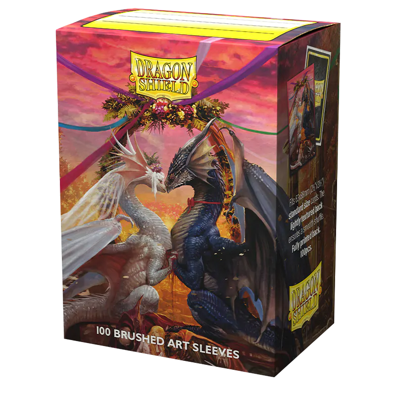 Brushed Art Standard Sleeves 'Valentine Dragon 2023' | Dragon Shield