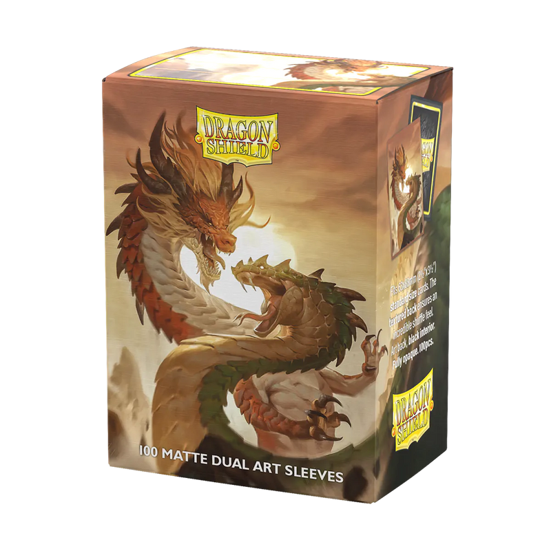 Matte Dual Art Standard Sleeves 'Wood Snake 2025' | Dragon Shield