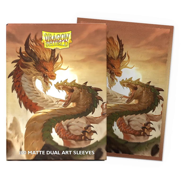 Matte Dual Art Standard Sleeves 'Wood Snake 2025' | Dragon Shield