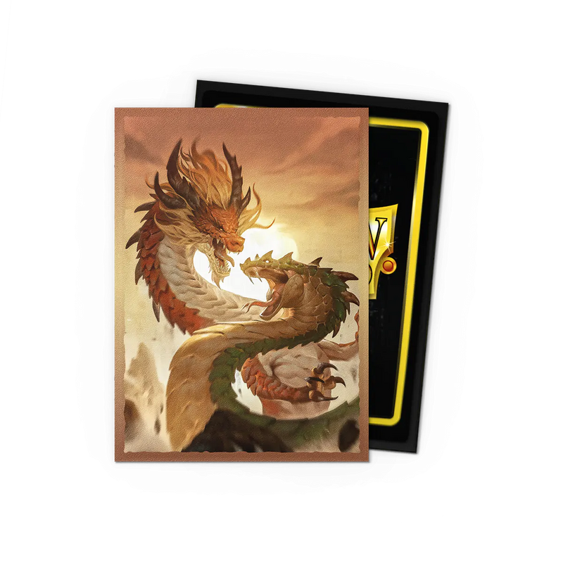 Matte Dual Art Standard Sleeves 'Wood Snake 2025' | Dragon Shield