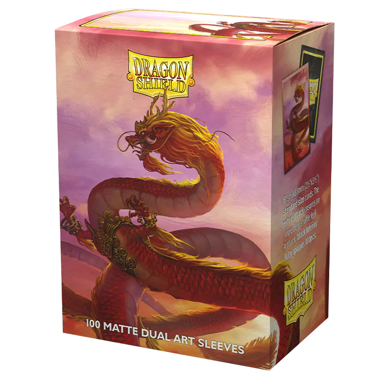 Matte Dual Standard Sleeves 'Wood Dragon 2024' | Dragon Shield