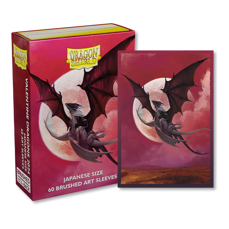 Brushed Art Mini Sleeves 'Valentine Dragon 2024' | Dragon Shield