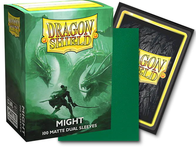 Matte Dual Standard Sleeves (Might) | Dragon Shield