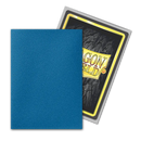 Matte Dual Standard Sleeves (Cobalt/Silver) | Dragon Shield