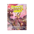 Matte Dual Standard Sleeves (Pomegranate/Gold) | Dragon Shield